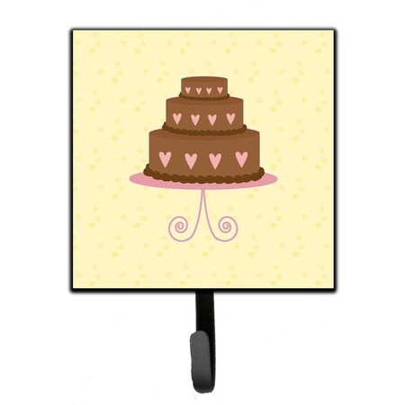 Jensendistributionservices 3 Tier Heart Chocolate Cake on Yellow Leash or Key Holder MI1712384